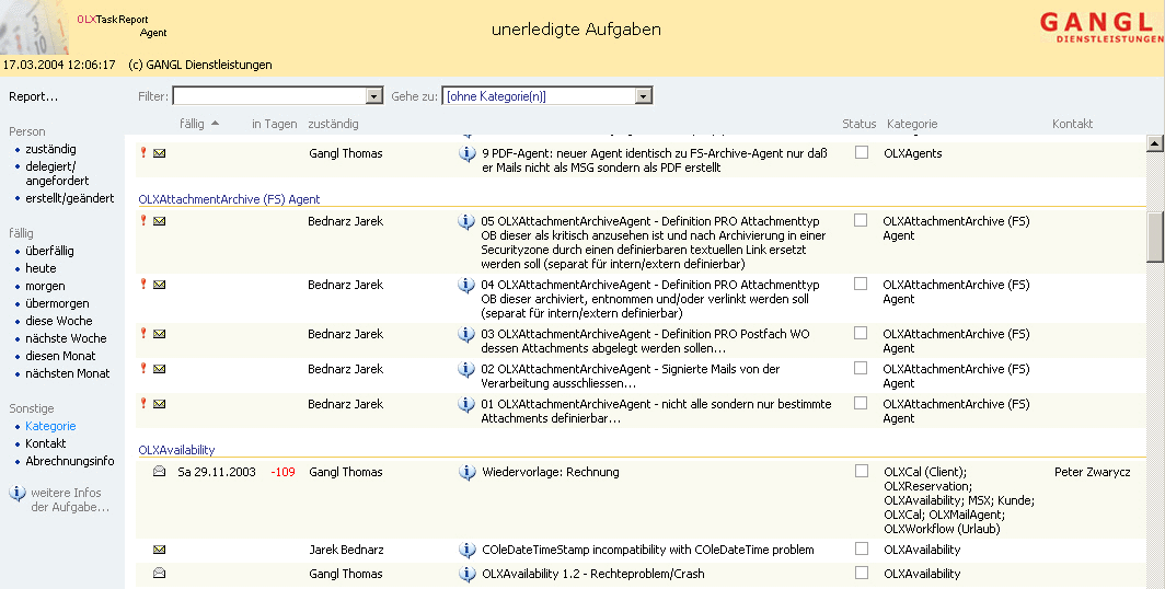 TaskReport Agent Screenshot 1